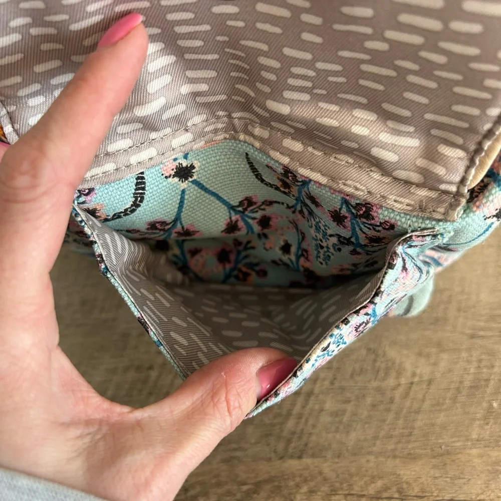 Sakroots Floral Print Light Blue Backpack